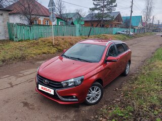 2018 Lada (ВАЗ) Vesta SW I, красный, 920000 рублей, вид 2