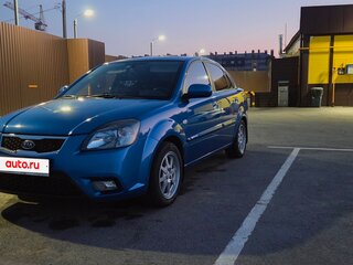 2009 Kia Rio II Рестайлинг, синий, 900000 рублей, вид 1