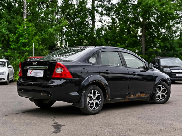 2008 Ford Focus II Рестайлинг, чёрный - вид 1