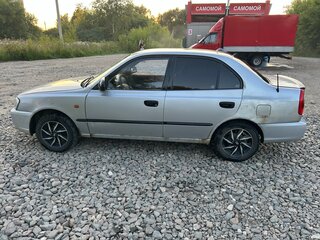 2003 Hyundai Accent ТагАЗ II, серебристый, 200000 рублей, вид 5