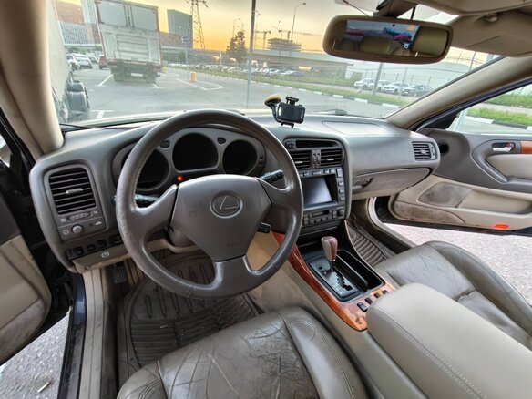 1998 Lexus GS 300 II, синий, 450000 рублей - вид 5