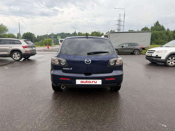 2008 Mazda 3 I (BK) Рестайлинг, синий - вид 7