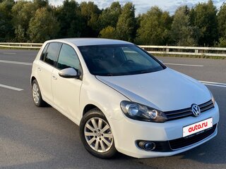 2011 Volkswagen Golf VI, белый, 550000 рублей, вид 2