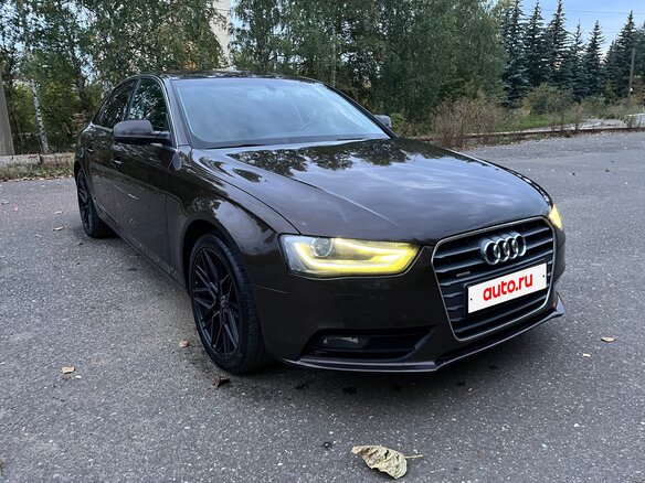 2012 Audi A4 IV (B8) Рестайлинг, коричневый, 1200000 рублей - вид 4