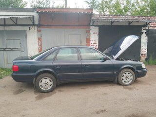 1992 Audi 100 IV (C4), синий, 375000 рублей, вид 3