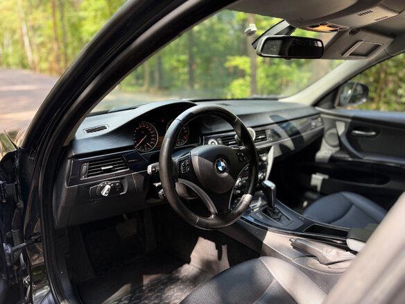 2009 BMW 3 серии 320i V (E90/E91/E92/E93) Рестайлинг, чёрный - вид 13