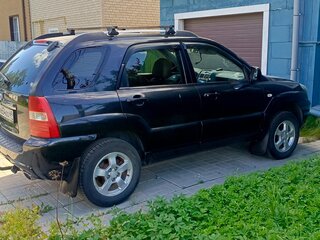 2008 Kia Sportage II, чёрный, 655000 рублей, вид 3