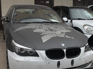 2009 BMW 5 серии 530i V (E60/E61) Рестайлинг, серый, 1350000 рублей, вид 2