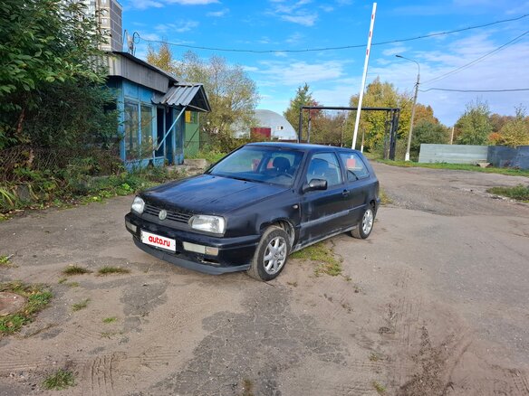 1997 Volkswagen Golf III, чёрный - вид 2