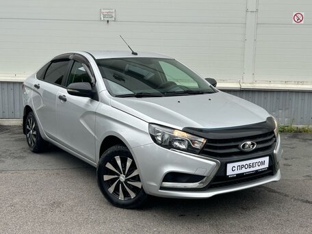 2017 Lada (ВАЗ) Vesta I, серебристый, 685000 рублей, вид 3