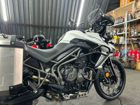 2019 Triumph Tiger 800, белый, 1050000 рублей - вид 13