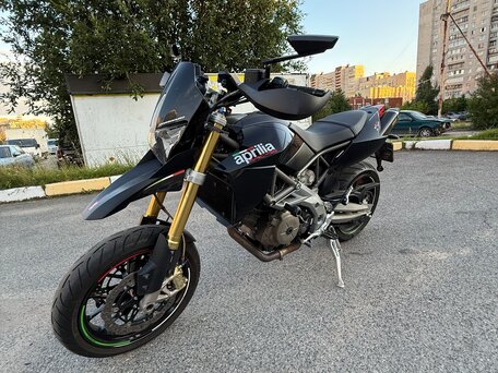 2008 Aprilia Dorsoduro 750, чёрный, 490000 рублей, вид 2