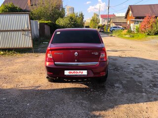 2011 Renault Logan I Рестайлинг, красный, 350000 рублей, вид 4