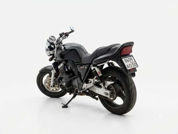 1996 Honda CB 400 Super Four, чёрный, 300000 рублей - вид 1