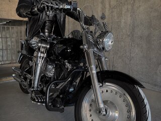 2007 Harley-Davidson Fat Boy, чёрный, 950000 рублей, вид 1