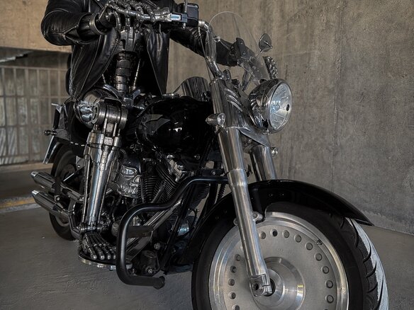 2007 Harley-Davidson Fat Boy, чёрный, 950000 рублей