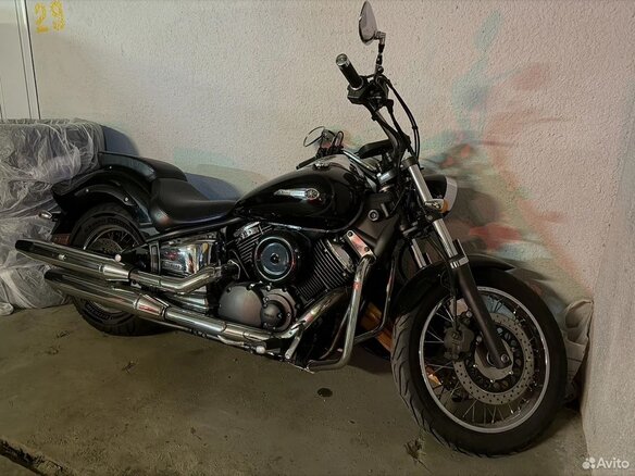 2008 Yamaha XVS1100, чёрный, 610000 рублей - вид 5