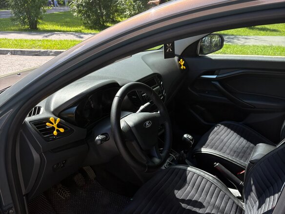2020 Lada (ВАЗ) Vesta I, серый, 850000 рублей - вид 8