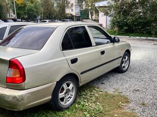 2005 Hyundai Accent ТагАЗ II, бежевый, 160000 рублей, вид 3