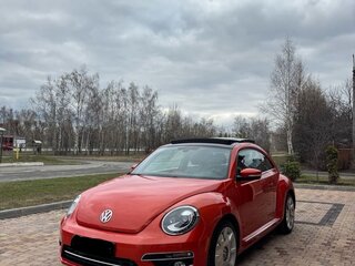 2018 Volkswagen Beetle II (A5), оранжевый, 2100000 рублей, вид 2