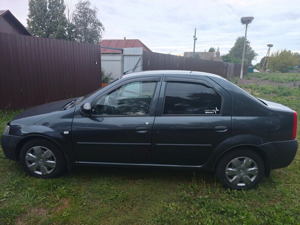 2008 Renault Logan I, серый, 520000 рублей - вид 4