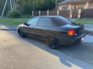 2008 Kia Spectra I Рестайлинг 2, чёрный, 240000 рублей, вид 5