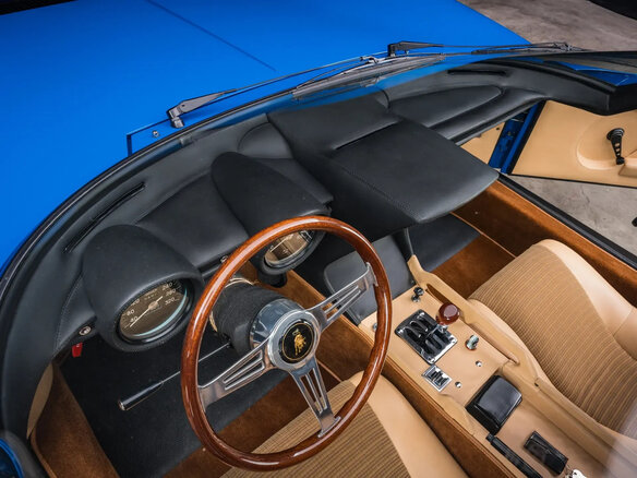 1967 Lamborghini Miura, синий - вид 28