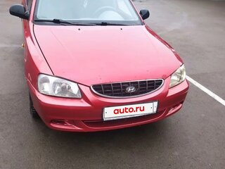 2006 Hyundai Accent ТагАЗ II, красный, 340000 рублей, вид 3