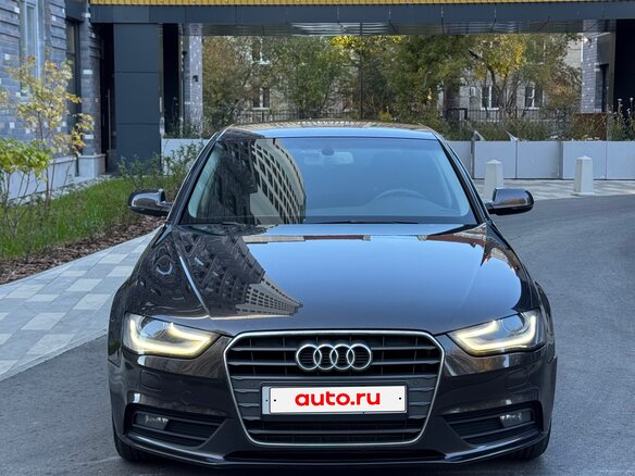 2013 Audi A4 IV (B8) Рестайлинг, чёрный, 1329000 рублей - вид 1