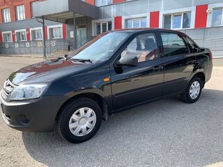 2012 Lada (ВАЗ) Granta I, чёрный, 525000 рублей, вид 5