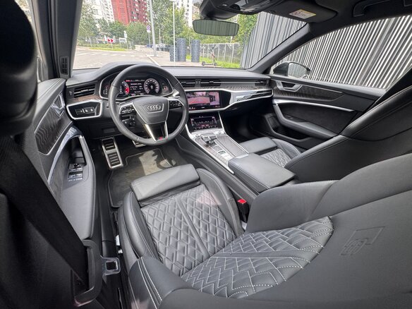 2021 Audi A6 45 TFSI V (C8), чёрный - вид 14