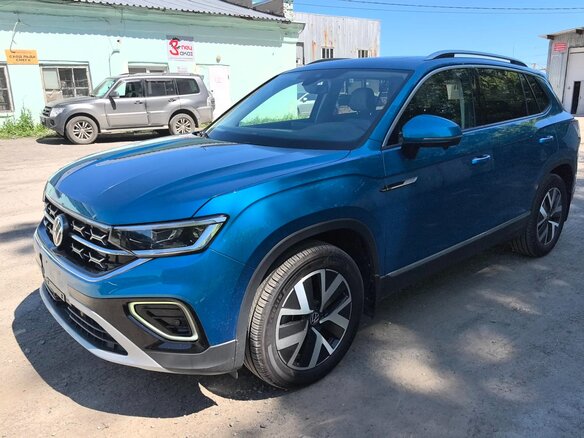 2022 Volkswagen Tayron I Рестайлинг, голубой - вид 1
