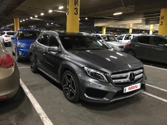 2014 Mercedes-Benz GLA 250 I (X156), серый, 1900000 рублей - вид 6