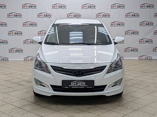 2014 Hyundai Solaris I Рестайлинг, белый, 999000 рублей, вид 2