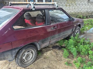1993 Lada (ВАЗ) 2108, пурпурный, 35000 рублей, вид 2