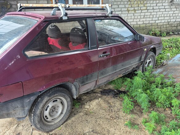 1993 Lada (ВАЗ) 2108, пурпурный, 35000 рублей - вид 1