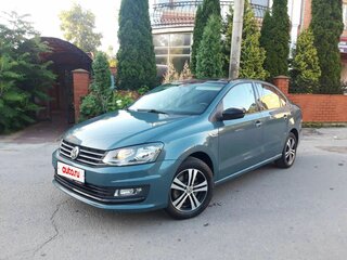 2019 Volkswagen Polo V Рестайлинг, серый, 1475000 рублей, вид 4