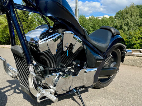 2020 Honda VT 1300CX Fury, синий, 830000 рублей, вид 4