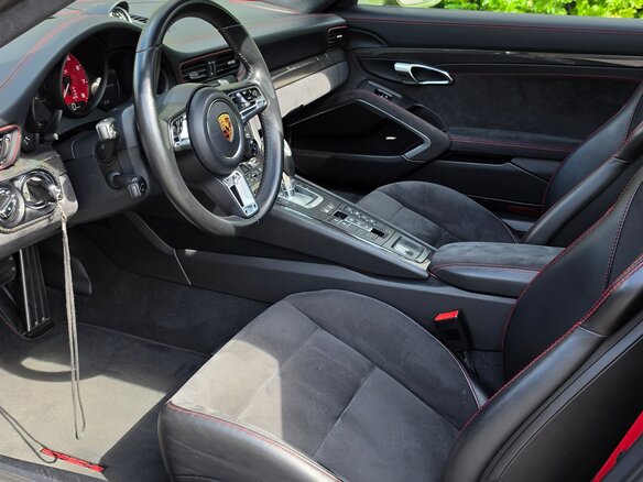 2017 Porsche 911 Carrera 4 GTS VII (991) Рестайлинг, зелёный - вид 9