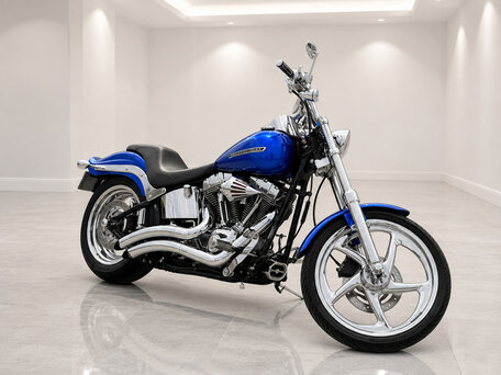 2005 Harley-Davidson Softail Standard, синий, 869612 рублей, вид 1
