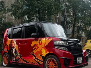 2014 Honda N-BOX I, красный, 969000 рублей, вид 1
