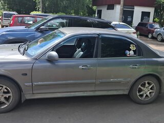 2008 Hyundai Sonata ТагАЗ IV (EF) Рестайлинг, серый, 450000 рублей, вид 4
