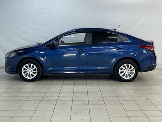 2021 Hyundai Solaris II Рестайлинг, синий, 1580000 рублей, вид 4