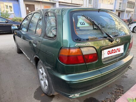 1996 Nissan Almera I (N15), зелёный, 120000 рублей, вид 2