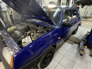 1999 Lada (ВАЗ) 21099, синий, 180000 рублей, вид 3