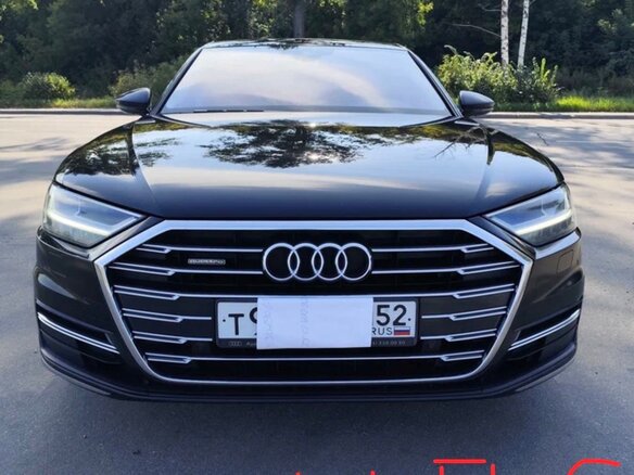 2018 Audi A8 55 TFSI IV (D5), чёрный, 4400000 рублей
