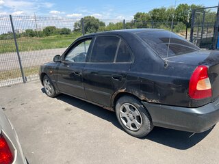 2006 Hyundai Accent ТагАЗ II, чёрный, 170000 рублей, вид 4
