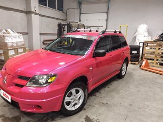 2003 Mitsubishi Outlander I, красный, 1250000 рублей, вид 3