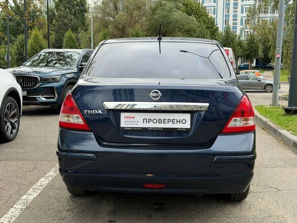 2012 Nissan Tiida I Рестайлинг, синий - вид 4