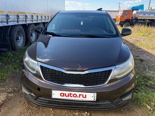 2016 Kia Rio III Рестайлинг, коричневый, 650000 рублей, вид 1